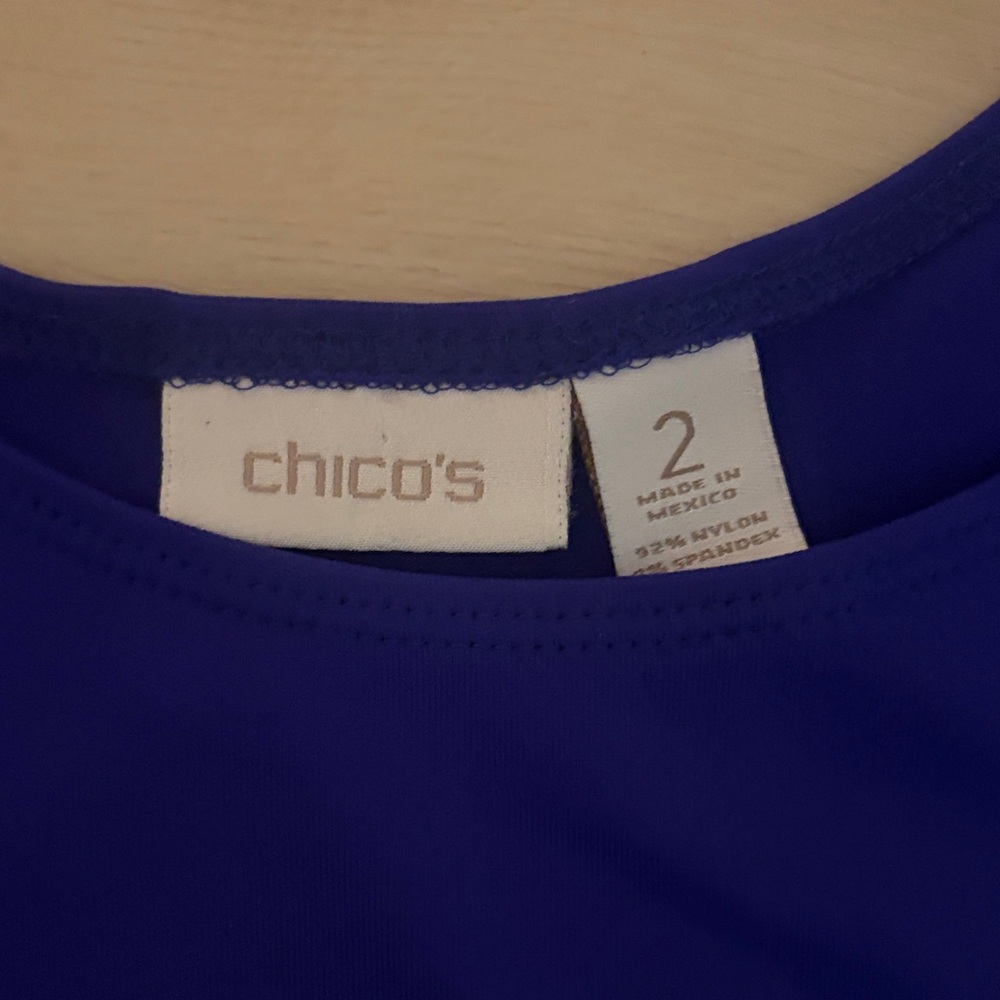 Chico's Bundle of Purple and Olive Tank Tops - Picture 2 of 5